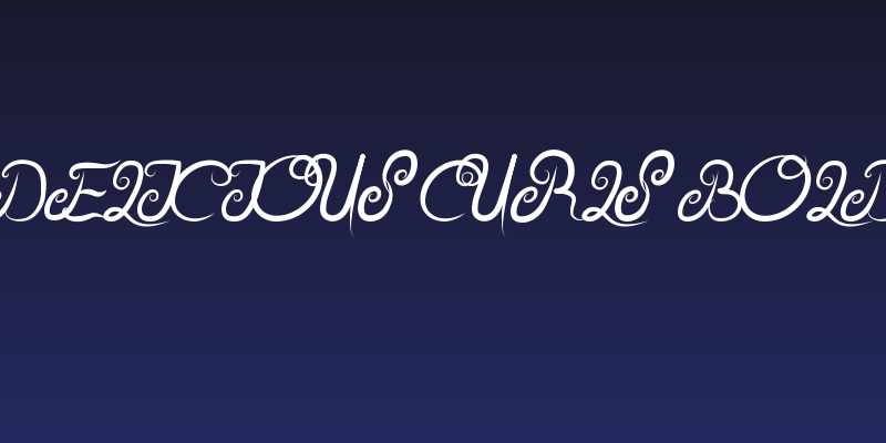Delicious Curls Bold Social Header