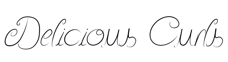 Delicious Curls Font