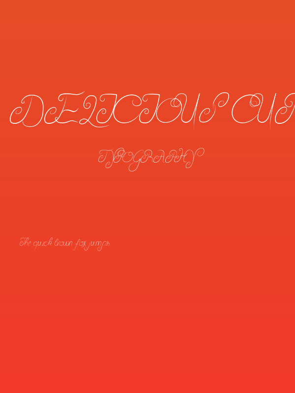 Delicious Curls Poster