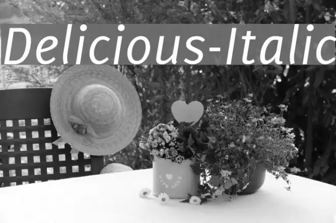 Delicious-Italic Example 1