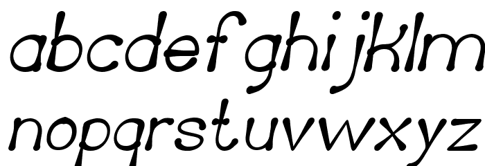 Delicious Ketchup Bold Italic Font LOWERCASE