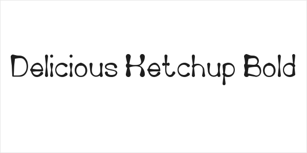 Delicious Ketchup Bold Logo