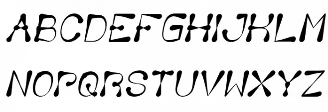 Delicious Ketchup Italic Font Litere mari