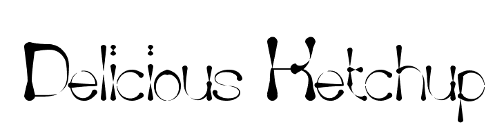 Delicious Ketchup  免费字体下载