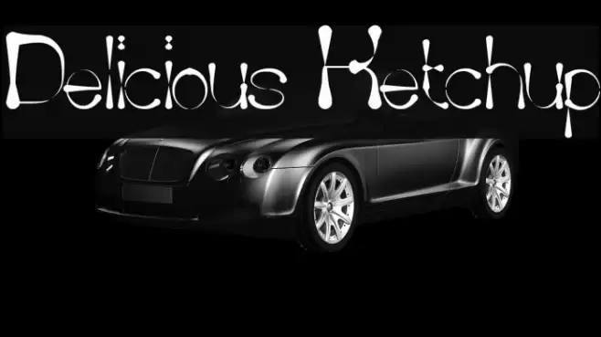 Delicious Ketchup Font examples