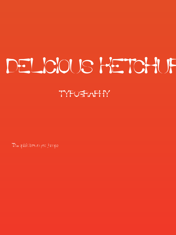 Delicious Ketchup Poster