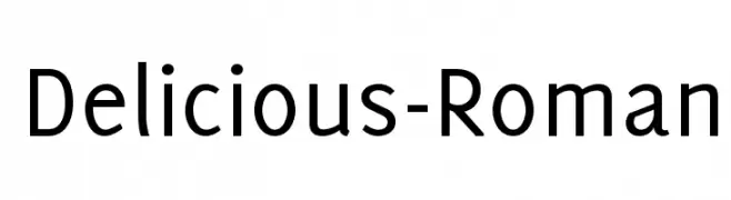 Delicious-Roman  Free Fonts Download