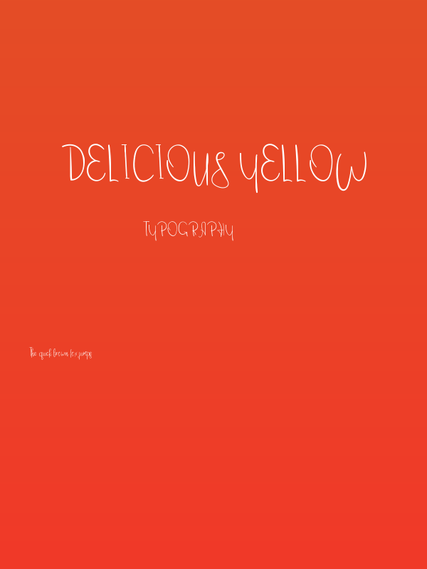 Delicious Yellow Poster