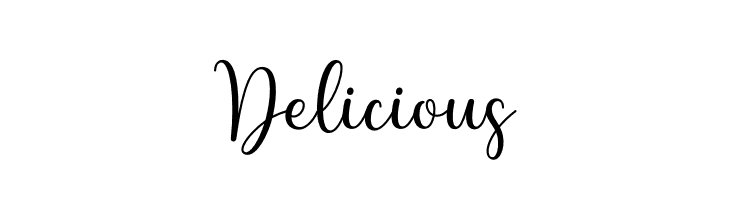 Delicious  नि: शुल्क फ़ॉन्ट्स डाउनलोड