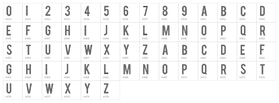 DeliciousApplepie Character Map