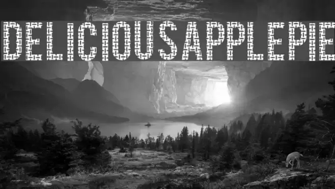 DeliciousApplepie Шрифта examples