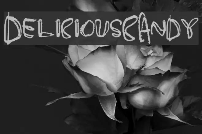 DeliciousCandy Font examples