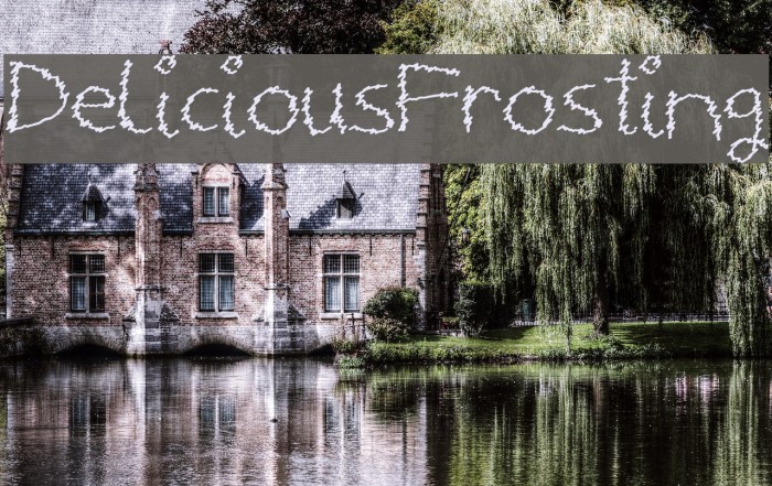 DeliciousFrosting Font examples