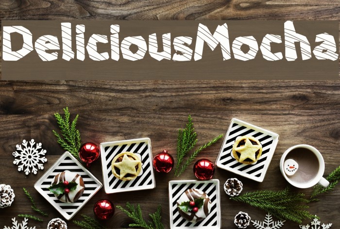 DeliciousMocha Font examples