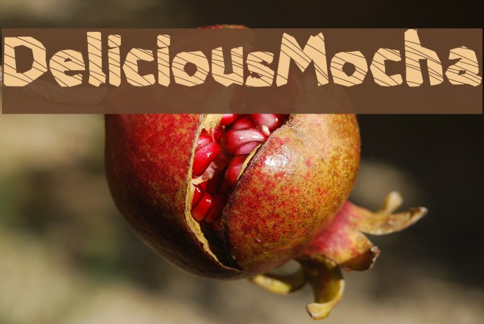 DeliciousMocha Font examples