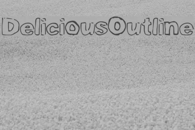 DeliciousOutline Polices examples