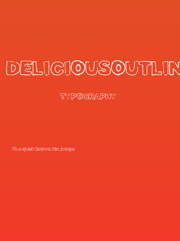 DeliciousOutline Poster