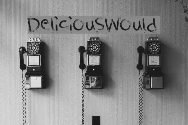 DeliciousWould Font examples