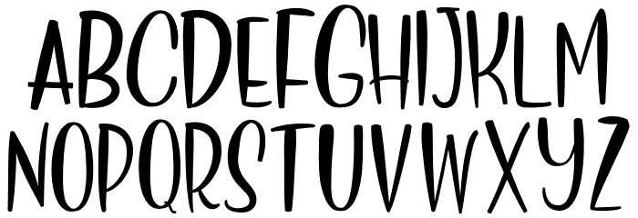 Deliciously-Sans Font LOWERCASE