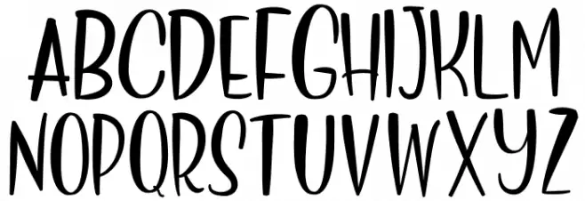 Deliciously Sans Font LOWERCASE