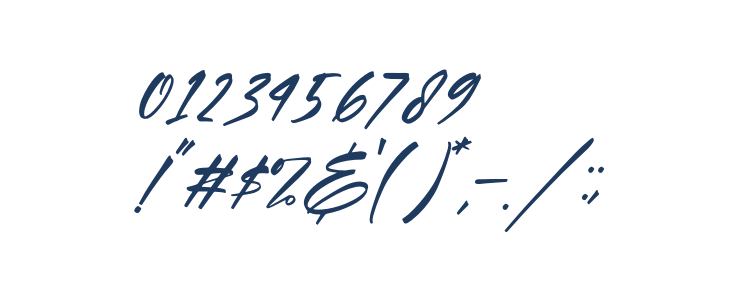 Deligante Smithasa Italic Other Characters