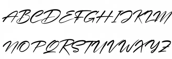 Deligante Smithasa Italic Fuentes MAYÚSCULAS