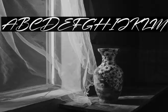 Deligante Smithasa Italic Font examples