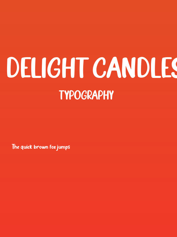 Delight Candles Poster
