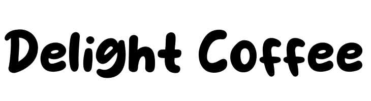 Delight Coffee  les polices de caractères gratuit tlcharger