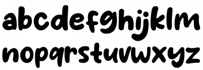 Delight Coffee Font LOWERCASE