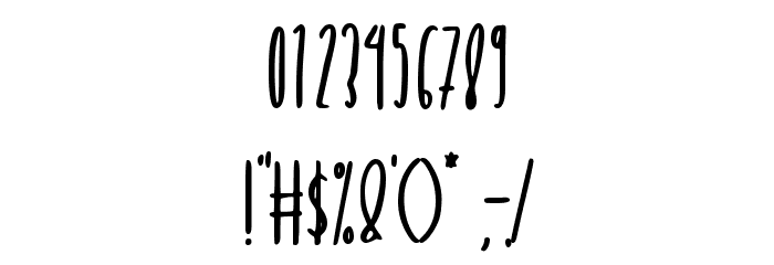 Delight Cookies Font OTHER CHARS