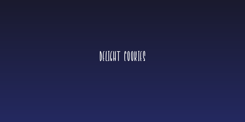 Delight Cookies Social Header
