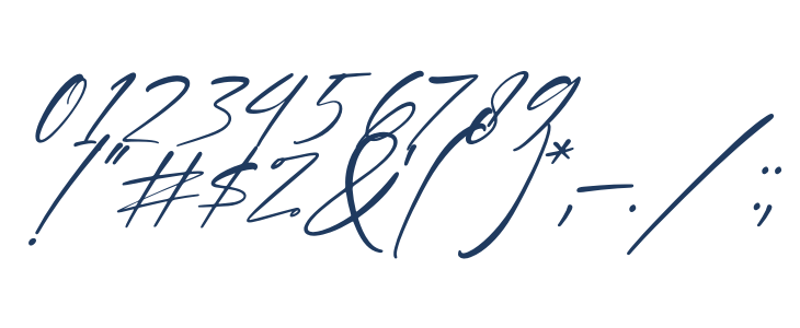 Delight Italic Other Characters