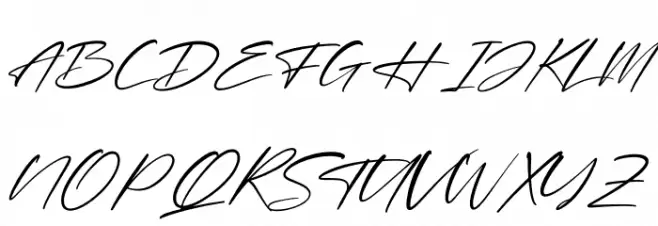 Delight Italic Schriftart Groß