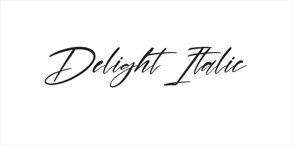 Delight Italic Logo