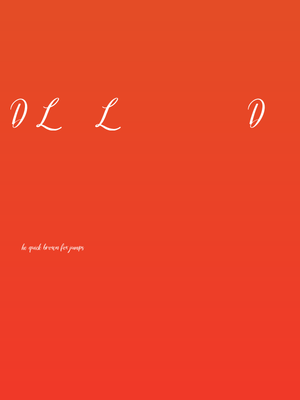 Delight Lettering Script DEMO Regular Poster