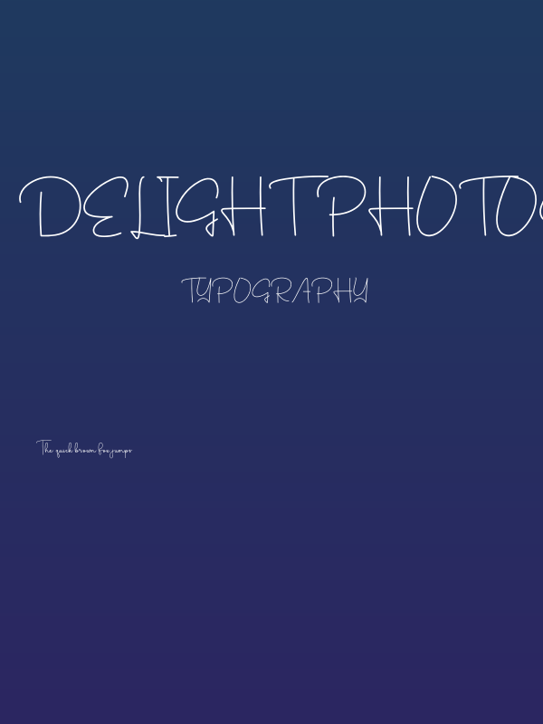 Delight Photography Poster
