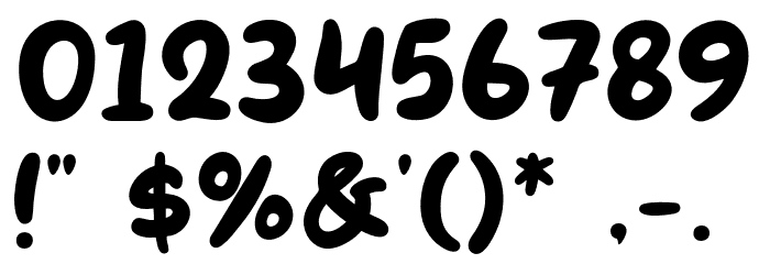 Delight Purple Font OTHER CHARS