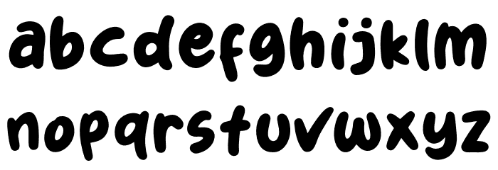 Delight Purple Font LOWERCASE