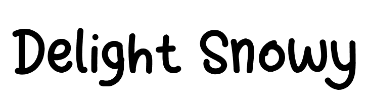 Delight Snowy  Descarca Fonturi Gratis