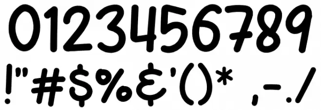 Delight Snowy Font OTHER CHARS