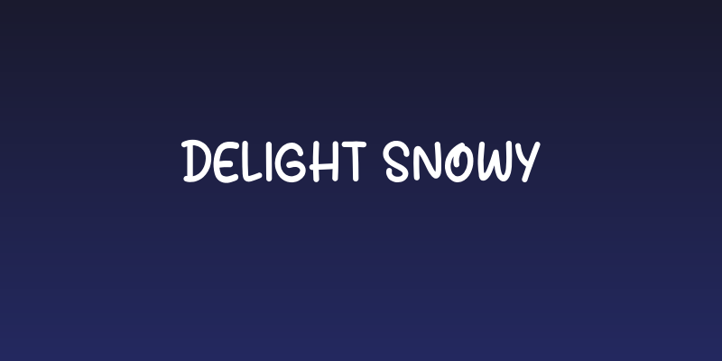 Delight Snowy Social Header