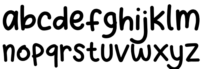 Delight Snowy Font LOWERCASE