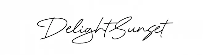 Delight Sunset  नि: शुल्क फ़ॉन्ट्स डाउनलोड