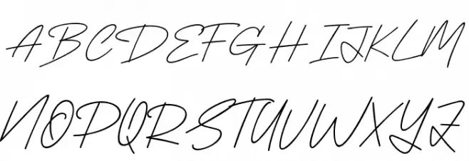 Delight Sunset خط أحرف كبيرة