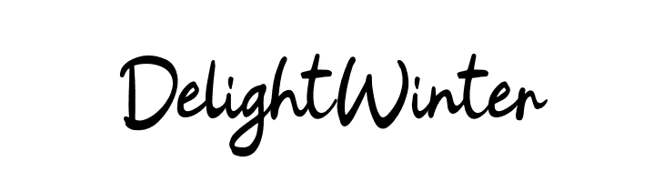 Delight Winter  font caratteri gratis