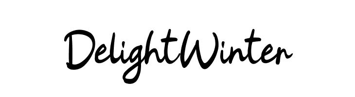 Delight Winter  नि: शुल्क फ़ॉन्ट्स डाउनलोड