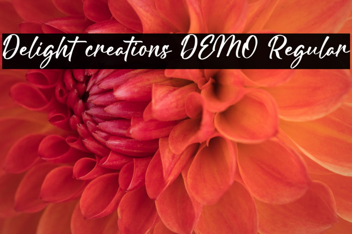 Delight creations DEMO Regular Example 2
