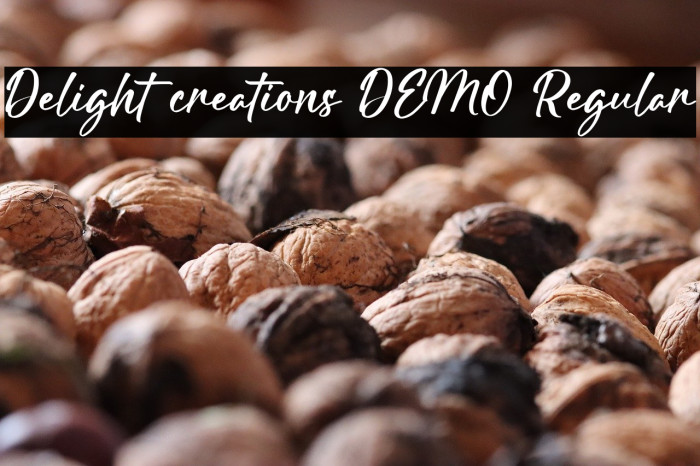 Delight creations DEMO Regular Example 3