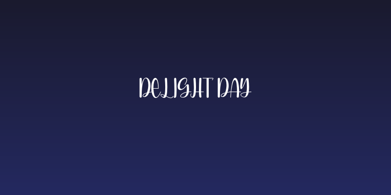Delight day Social Header